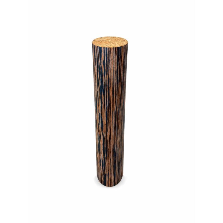 Vertical view of the 15-minute AB15 Rain Pillar with ebony finish
