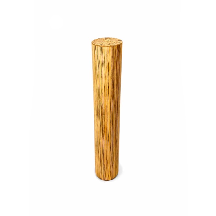 AB08 Rain Pillar with zebrano finish, full vertical view