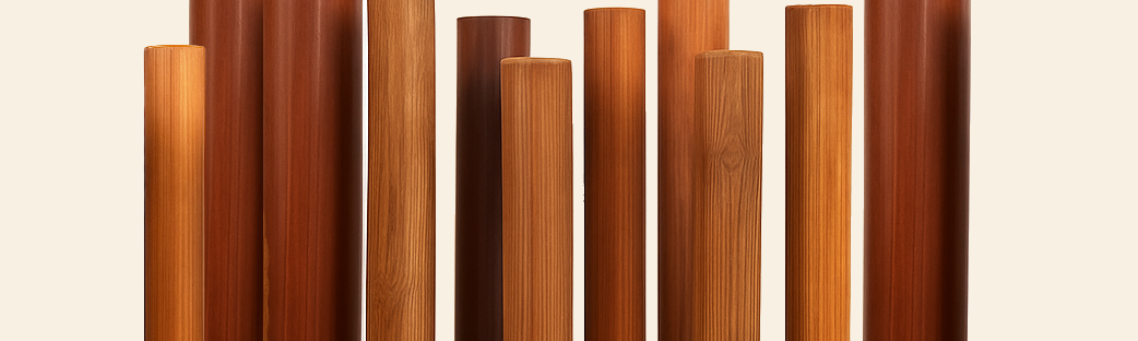 Arbres de pluie artisanaux fabriqués à la main en France – instruments de sonothérapie en bois noble.